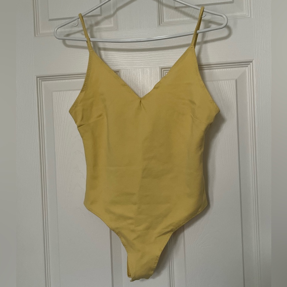 Shinestar Yellow Body Suite Size Medium